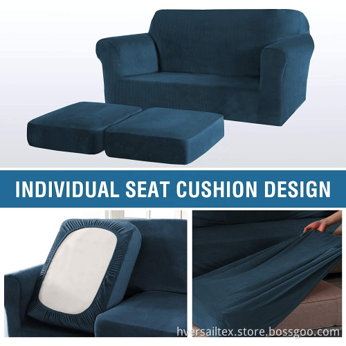 Multi-Piece Stretch Sofa Couch Cover